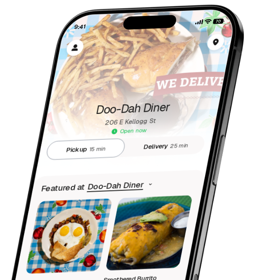 Doo-Dah Diner app preview