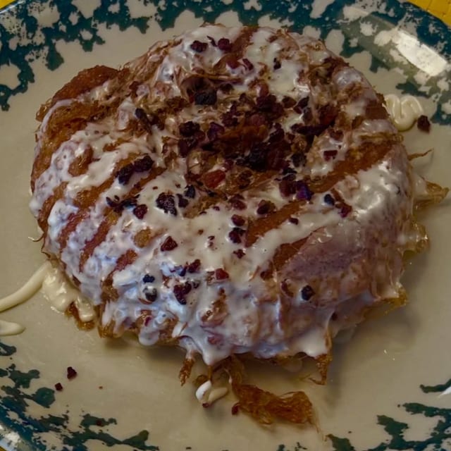 Maple Bacon Roll.