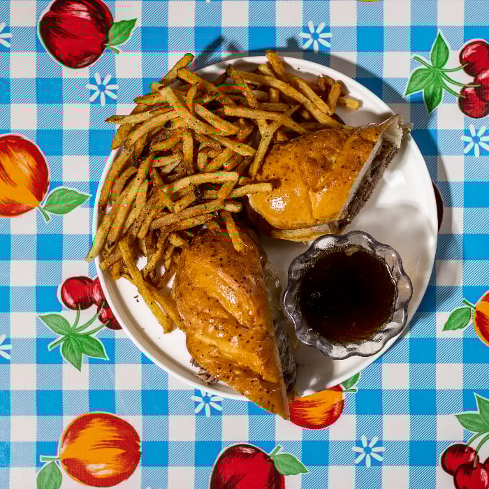 Prime Rib French Dip.