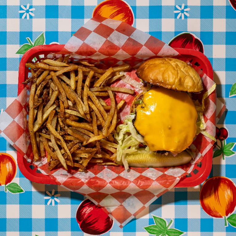 Indulge in Our Cheeseburger