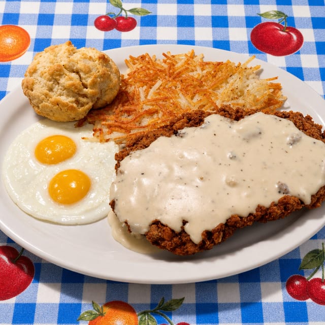Chicken Fried Chicken & Eggs.