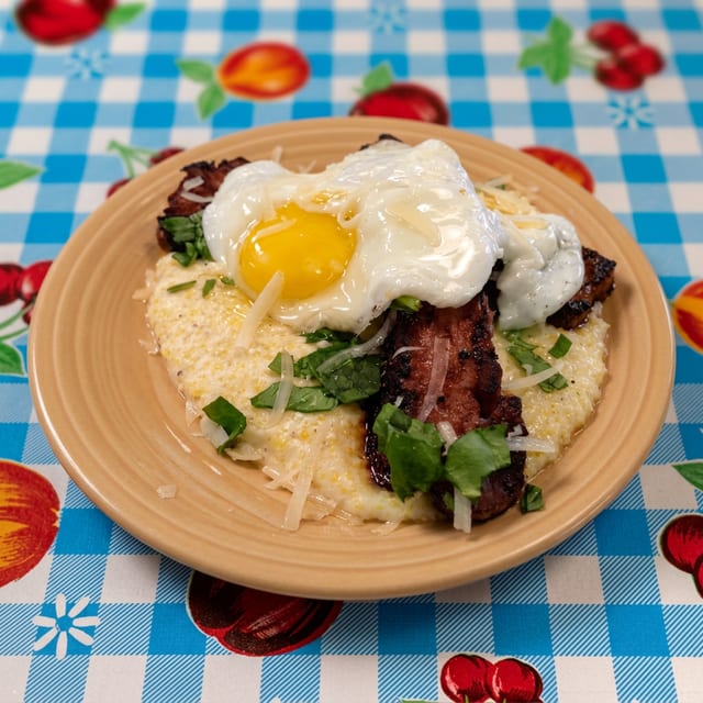 Pork Belly & Grits.
